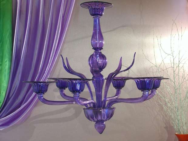 Plafoniere Viola : Rba illuminazione viola sospensione